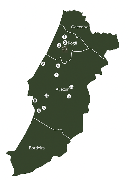 Mapa dos Restaurantes